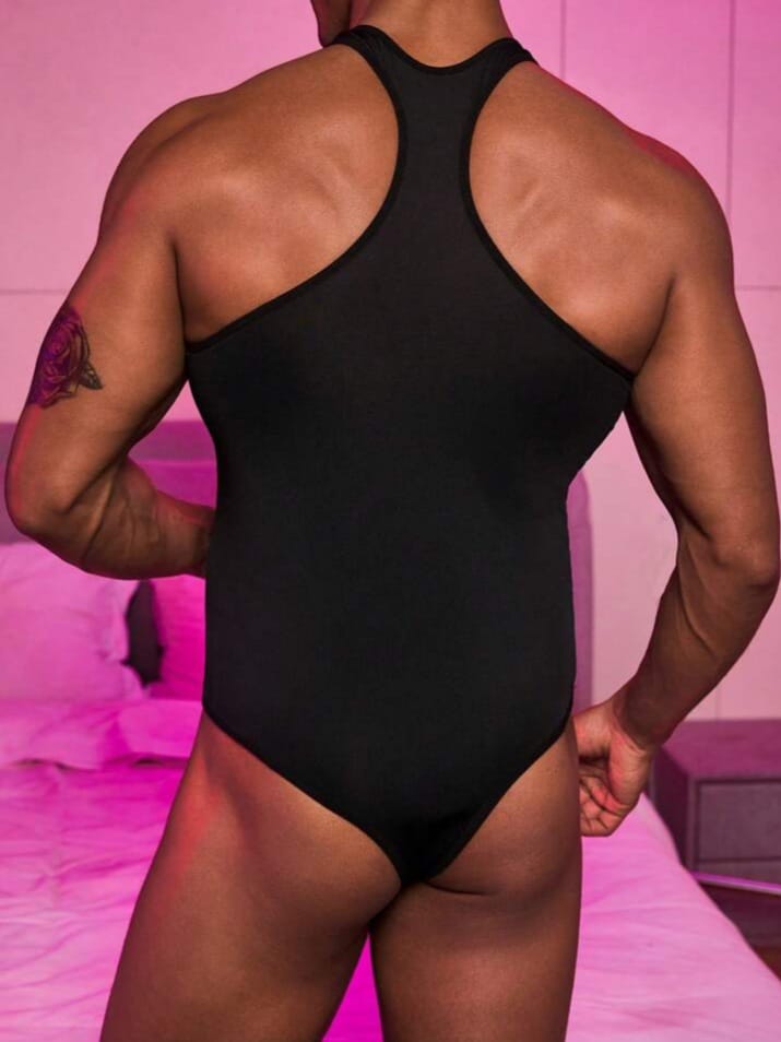 Bonga Boys Men's Solid Color Singlet Bodysuit